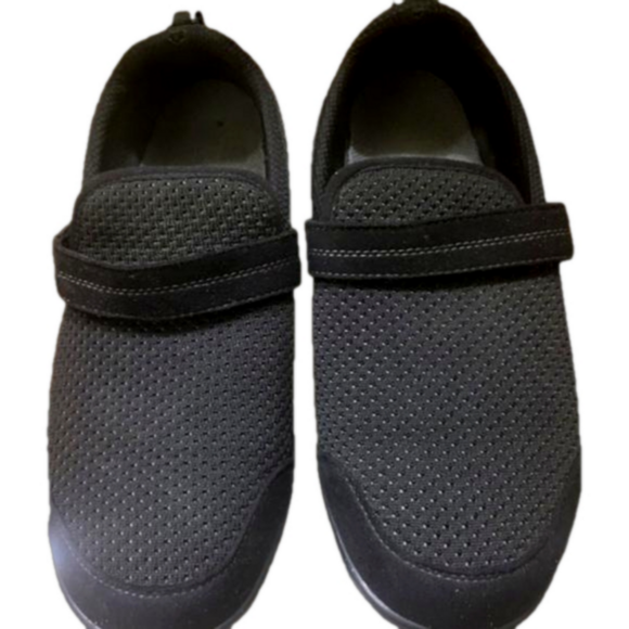 Orthofeet Shoes - Black Women's Flats & Loafers